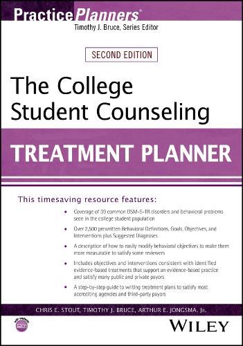 Cover image for The College Student Counseling Treatment Planner