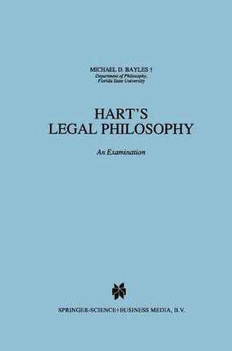 Cover image for Hart's Legal Philosophy: An Examination