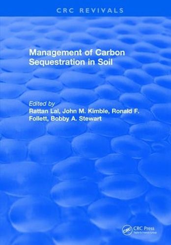 Cover image for Management of Carbon Sequestration in Soil