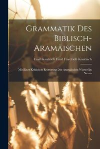 Cover image for Grammatik des Biblisch-aramaeischen