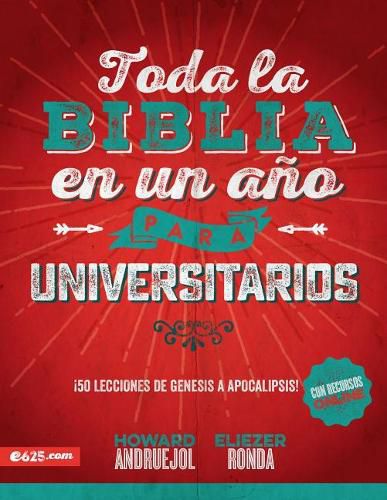 Cover image for Toda La Biblia En Un Ano Para Universitarios
