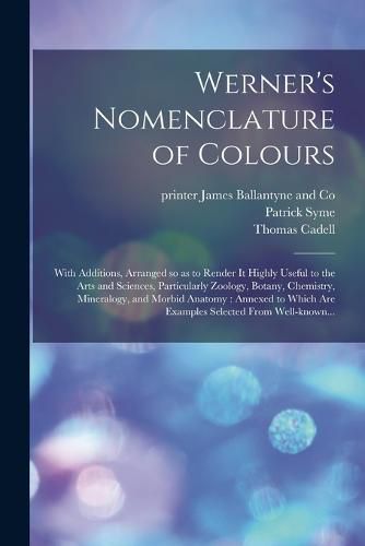 Cover image for Werner's Nomenclature of Colours