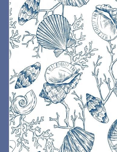 Cover image for Coastal Chic Graph Paper Composition Notebook