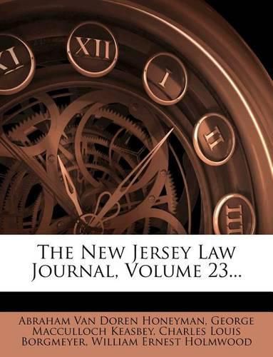 Cover image for The New Jersey Law Journal, Volume 23...