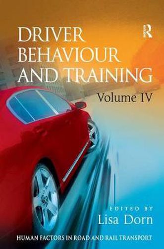 Cover image for Driver Behaviour and Training: Volume 4