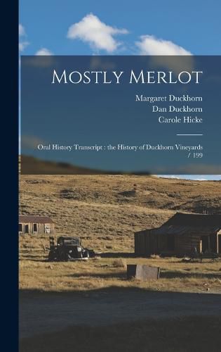 Cover image for Mostly Merlot