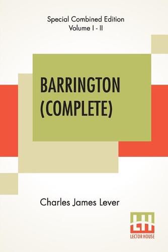 Cover image for Barrington (Complete): Complete Edition Of Two Volumes