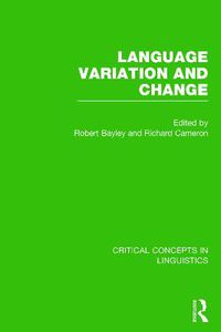 Cover image for Language Variation and Change