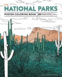 Cover image for The Essential National Parks Coloring Book: Posters and Landscapes from America's Favorite National Parks