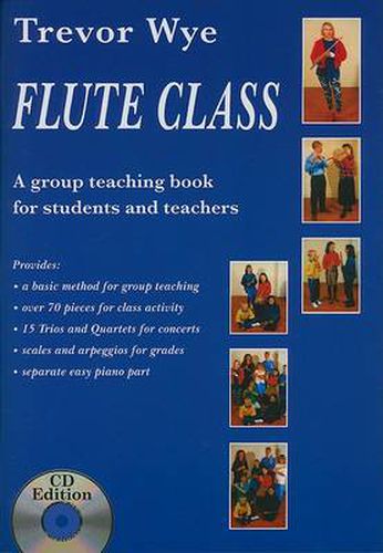 Cover image for Trevor Wye: Flute Class (Book and 2 CDs)