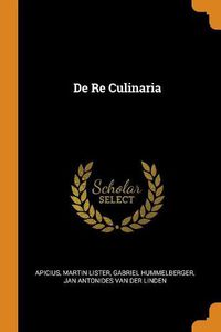 Cover image for de Re Culinaria