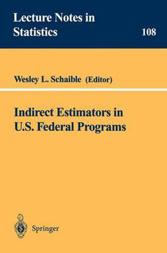 Cover image for Indirect Estimators in U.S. Federal Programs