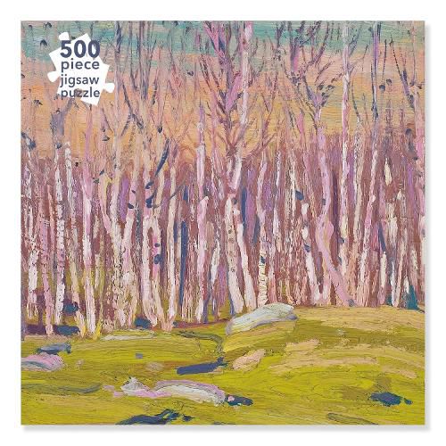 Cover image for Jigsaw: Tom Thomson, Silver Birches (500&#45;piece)