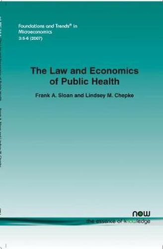 Cover image for The Law and Economics of Public Health