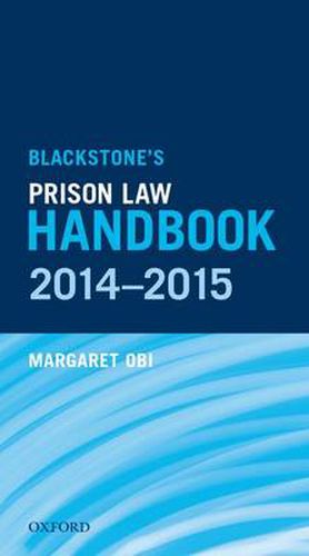 Cover image for Blackstone's Prison Law Handbook 2014-2015