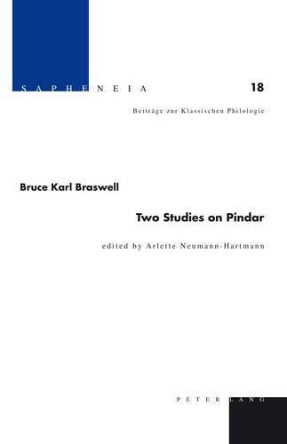 Cover image for Two Studies on Pindar