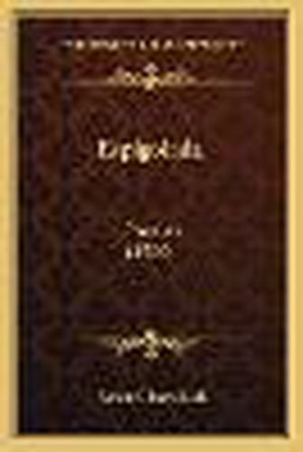 Cover image for Espigolada: Poesias (1900)