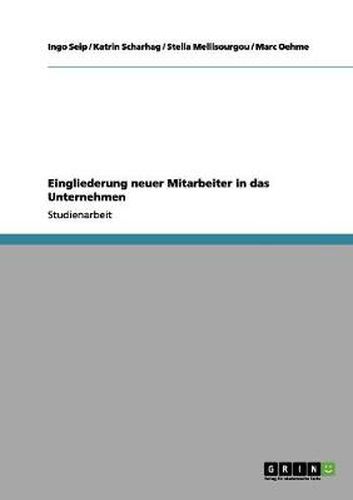 Cover image for Eingliederung neuer Mitarbeiter in das Unternehmen