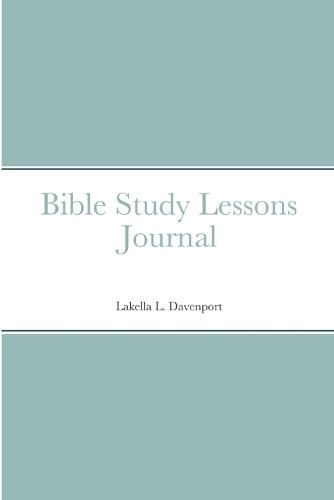 Cover image for Bible Study Lessons Journal