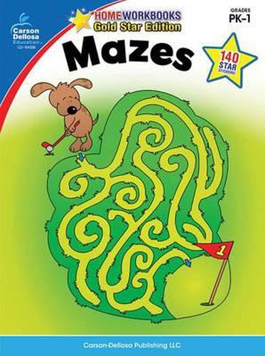 Cover image for Mazes, Grades Pk - 1: Gold Star Edition