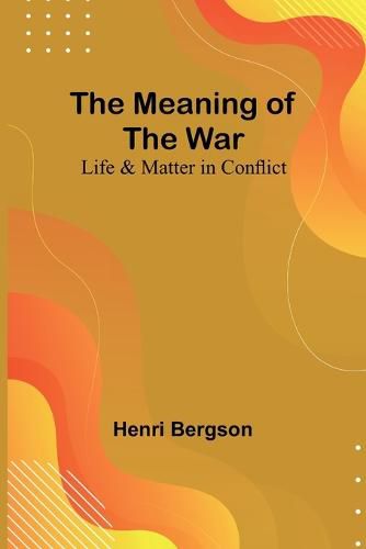 Cover image for The Meaning of the War