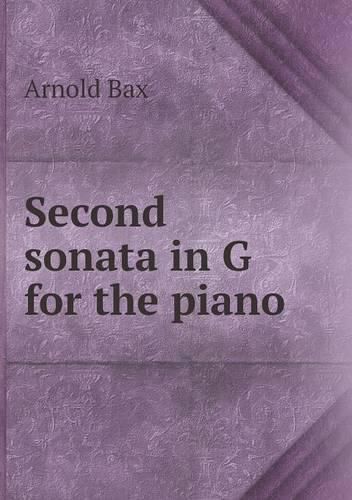 Cover image for Second sonata in G for the piano