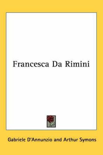 Cover image for Francesca Da Rimini