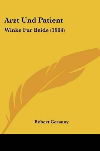 Cover image for Arzt Und Patient: Winke Fur Beide (1904)