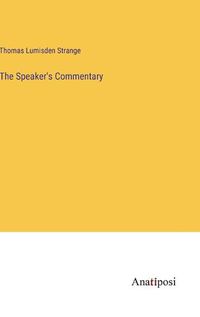 Cover image for The Speaker's Commentary