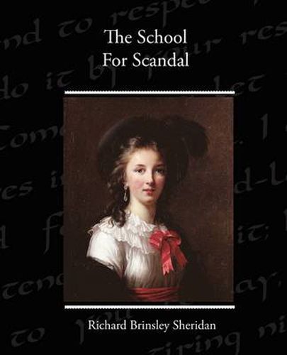 Cover image for The School For Scandal