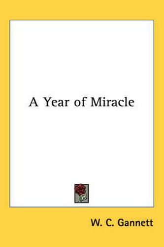 Cover image for A Year of Miracle