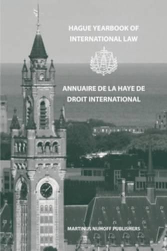 Cover image for Hague Yearbook of International Law / Annuaire de La Haye de Droit International, Vol. 22 (2009)