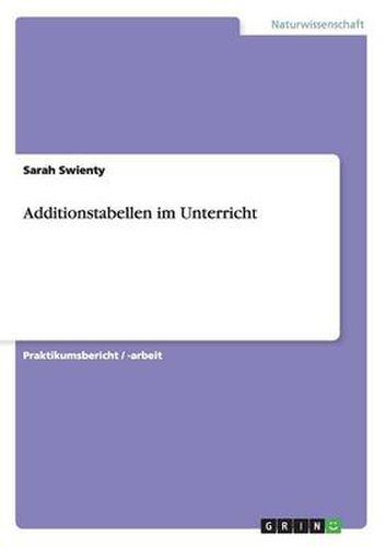 Cover image for Additionstabellen im Unterricht