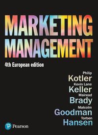 Cover image for Marketing Management: European Edition