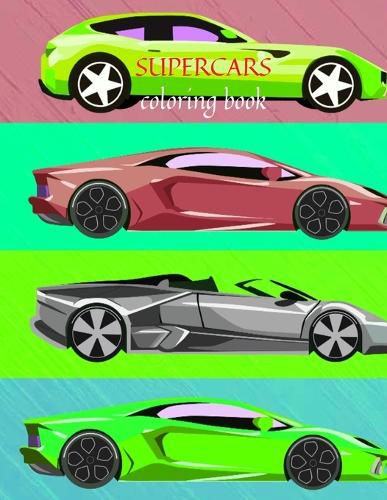 Cover image for Supecars coloring book