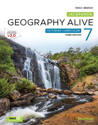Cover image for Jacaranda Geography Alive 7 Victorian Curriculum, 3e learnON and Print