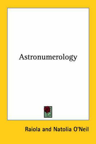 Cover image for Astronumerology