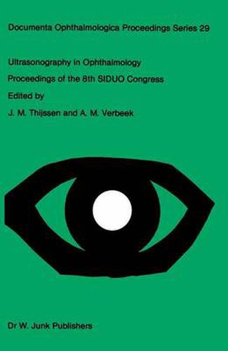 Cover image for Ultrasonography in Ophthalmology: Proceedings of the 8th SIDUO Congress