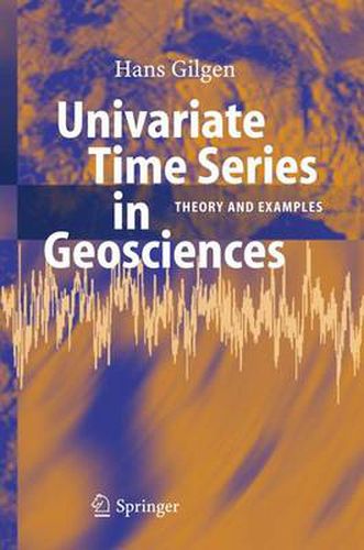 Cover image for Univariate Time Series in Geosciences: Theory and Examples