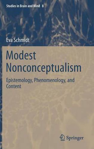 Cover image for Modest Nonconceptualism: Epistemology, Phenomenology, and Content