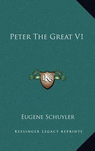 Cover image for Peter the Great V1