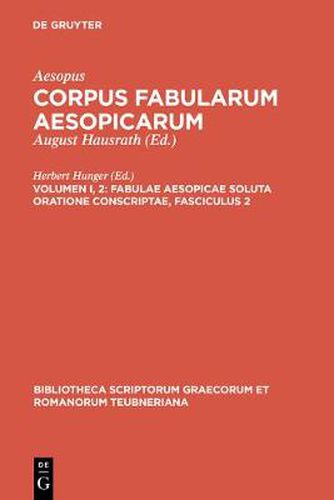 Fabulae Aesopicae soluta oratione conscriptae, Fasciculus 2