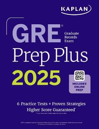 Cover image for GRE Prep Plus 2025