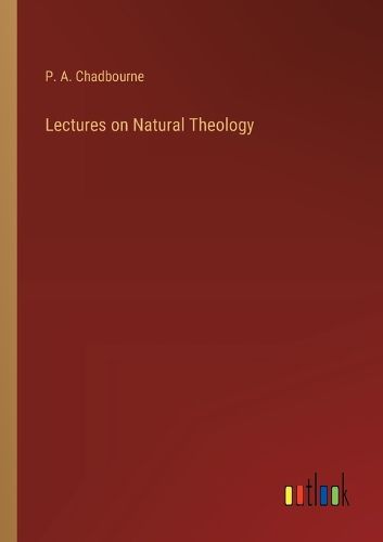 Cover image for Lectures on Natural Theology