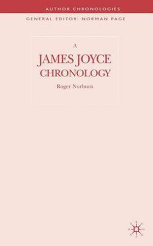 A James Joyce Chronology