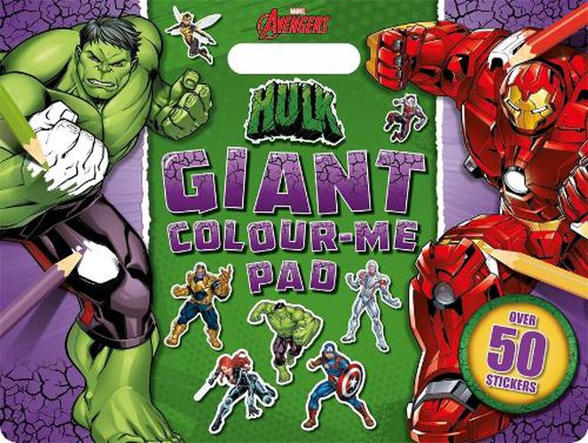 Marvel Avengers Hulk: Giant Colour Me Pad