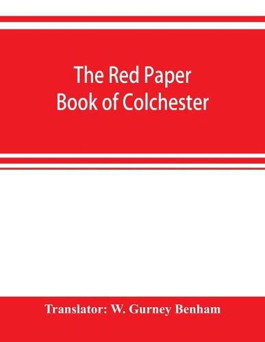 Cover image for The red paper book of Colchester