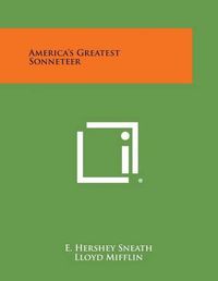 Cover image for America's Greatest Sonneteer