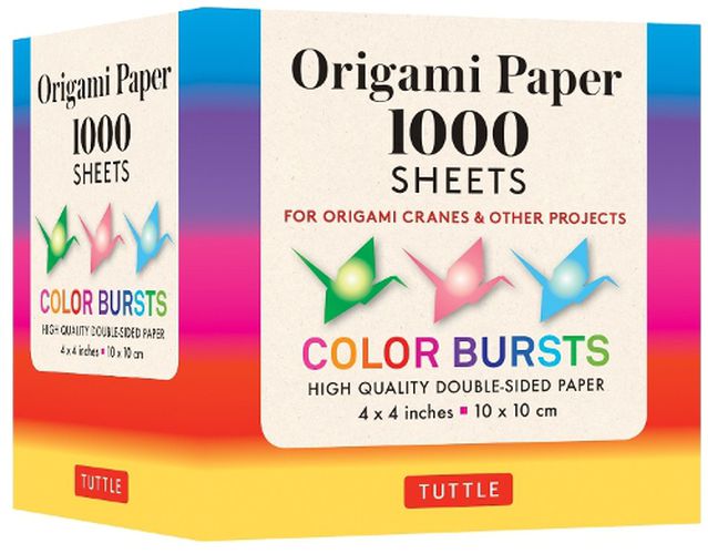 Cover image for Origami Paper Color Bursts 1,000 Sheets