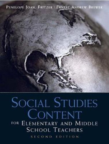 Cover image for Social Studies Content for Elementary and Middle School Teachers